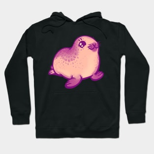 Warm Pink Baby Ringed Seal the Animal Hoodie